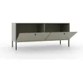 TV stolek Tilina 2D 120 cm eukalyptus/černý