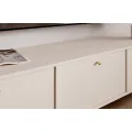 TV stolek Tilina 3D 180 cm béžový/zlatý