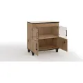 Prosklená komoda Polany 06 80 cm dub Artisan