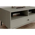 Konferenční stolek Tilina 100 cm eukalyptus/černý