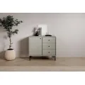 Komoda Tilina 1D 3S 84 cm eukalyptus/černá