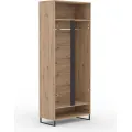 Šatní skříň Ariana 90 cm černá/dub Artisan