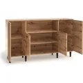 Komoda Liva 160 cm dub Artisan/černá