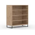 Komoda Ariana 4S 80 cm černá/dub Artisan