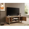 TV stolek SOLERO Chevron 135 cm dub craft