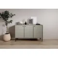 Komoda Tilina 3D 125 cm eukalyptus/černá