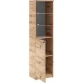 Vitrína s LED osvětlením Evisa 50 cm dub Artisan