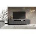 TV stolek NEMIO 200 cm grafitový