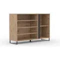 Komoda Ariana 1D3S 130 cm černá/dub Artisan