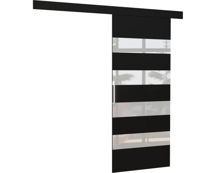 Posuvné interiérové dveře MILOUW 86x205 cm černé