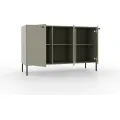 Komoda Tilina 3D 125 cm eukalyptus/černá