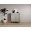 Komoda Tilina 2D 2S 84 cm eukalyptus/černá