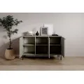 Komoda Tilina 3D 125 cm eukalyptus/černá