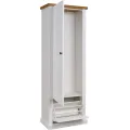 Předsíňová skříň Galileo 71,5 cm bílá/dub přírodní