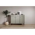 Komoda Tilina 3D 3S 125 cm eukalyptus/černá