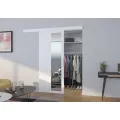 Posuvné interiérové dveře se zrcadlem MALTADO 76x205 cm bílé