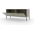TV stolek Tilina 2D 120 cm eukalyptus/černý