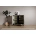 Komoda Tilina 2D 3P 100 cm eukalyptus/černá