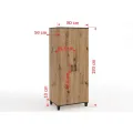Šatní skříň Polany 12 80 cm dub Artisan