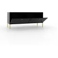 TV stolek Tilina 2D 120 cm černý/zlatý