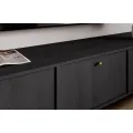 TV stolek Tilina 3D 180 cm černý/zlatý