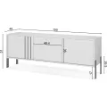 TV stolek Nexa 150 cm černý/kašmírový