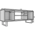 TV stolek SOLERO 135 cm dub craft 