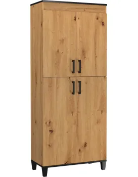 Vysoká úložná skříňka Polany 17 80 cm dub Artisan
