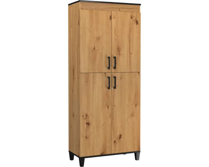 Vysoká úložná skříňka Polany 17 80 cm dub Artisan