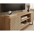 TV stolek SOLERO Chevron 135 cm dub craft