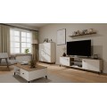 TV stolek Point 183 cm dub Castello/kašmírová