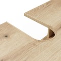 Závěsná skříňka pod umyvadlo s deskou TIGO 1D2S 140 cm dub evoke