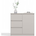 Komoda Malwa 1D3S 80 cm kašmírová