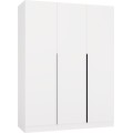 Šatní skříň Senso 3D 150 cm bílá/černá