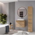 Závěsná skříňka pod umyvadlo s deskou Nel 2S 60 cm dub Artisan