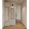 Předsíňová stěna se zrcadlem Haga 1L 50 cm kašmír