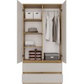 Šatní skříň Malwa SS-90 cm dub artisan/kašmír