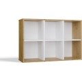 Regál Malax Mini 90 cm dub artisan/bílý