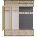 Předsíňová stěna Haga 2Sz2W 200 cm dub Sonoma