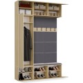 Předsíňová stěna Haga 1Sz2W 150 cm dub Sonoma