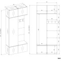 Předsíňová stěna Haga 1Sz1W 100 cm dub Sonoma