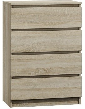 Komoda MALWA M4 světlý dub
