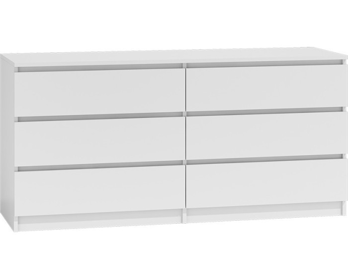 Komoda MALWA M6-140 bílá
