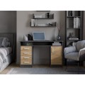 Psací stůl ADA 125 cm dub Artisan/antracitový