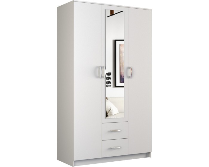 Šatní skříň ROMANA 120 cm bílá