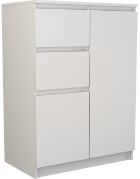 Komoda 2D2S 70 cm bílá