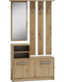 Předsíňová stěna Artisan B hnědá