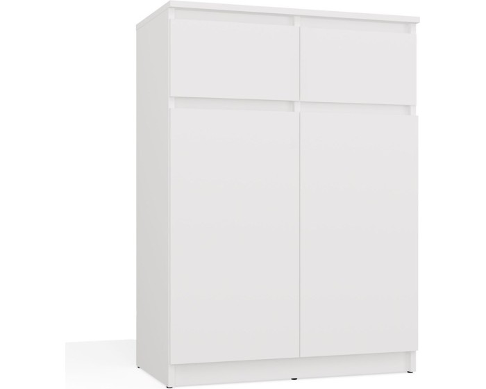 Komoda Malwa 2DD2S 70 cm bílá