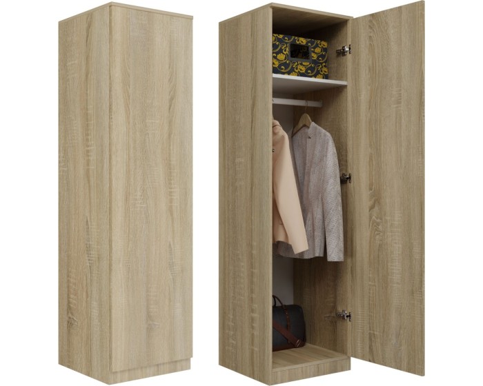 Šatní skříň Malva 50 cm dub sonoma