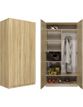 Šatní skříň Malva 90 cm dub sonoma